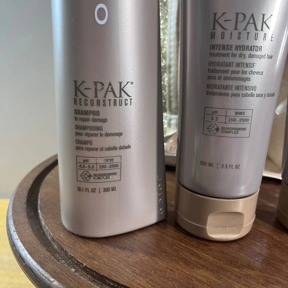 Joico K-PAK Holiday Hair Repair Set Shampoo Hydrator Reconstructor Bag NEW